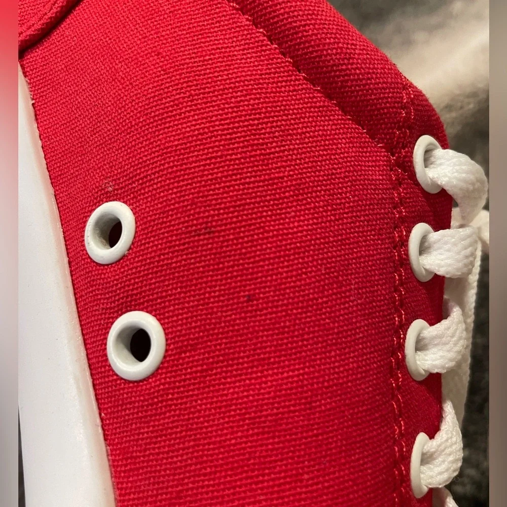 Splay Barefoot Canvas "Cardinal Red" Freestyle 2.0 Mens 8 / Womens 10 Worn Once! - Picture 5 of 9